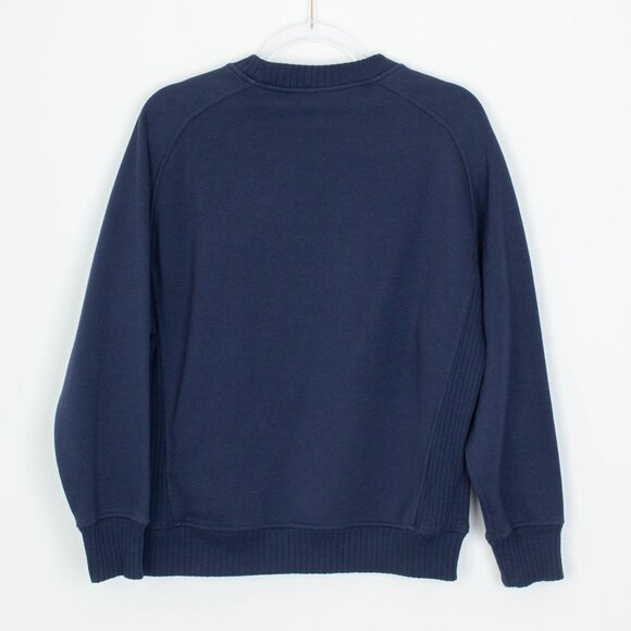 Rae Mode Womens Pullover Crewneck Sweatshirt Size S Blue Neutral Cozy Staple - Picture 7 of 8